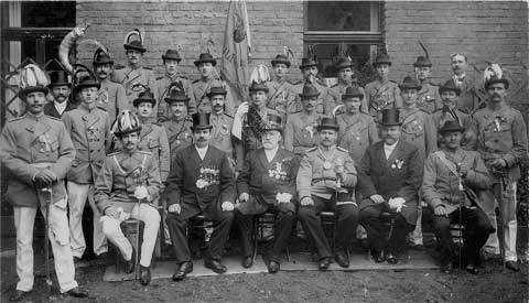 Das Jäger Corps im Jahre 1898 zum 25jährigen Jubiläum 